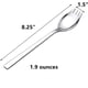 thumbnail image 2 of 6-Pack acero inoxidable 18/10 Spork – 2 en 1 cuchara y tenedor Set de cubiertos para uso diario, 2 of 4