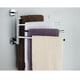 thumbnail image 2 of EeaseMX 1 toallero de acero inoxidable, accesorio de baño, toallero giratorio, toallero para baño (plateado), 2 of 7