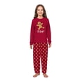 thumbnail image 4 of Family Christmas Pajamas With Dog Oh Snap Gingerbread, Long Sleeve, Handy Pockets, Extended Sizes, 4 of 7