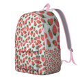 thumbnail image 2 of Blue Strawberry Plants Fruit Backpack for School,Cute School Bag,Schoolbag with Adjustable Shoulder Straps & Padded Back,15.7"x11.8"x5.5", 2 of 5