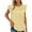 Yellow, variant on Wiyuqeen Womens Summer Trendy Tank Tops Eyelet Smocked Crewneck Sleeveless Ruffle Shirts Blouses Ladies Fashion Loose Solid Color Tops