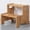 Natural, variant on Wooden Step Stool,Two Step Stool for Kids,Toddler Montessori Stool Supports 300 lbs Kids Toddler Stepping Stool for Bathroom Sink/Toilet/Kitchen/Bed,Natural