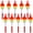 1.18in X 0.79in X 3.54in - 10pcs, variant on Wood Slip Bobbers Fishing Floats and Bobbers Spring Oval Stick Slip Floats for Crappie Catfish Trout Panfish Walleyes Fishing 10pcs
