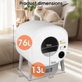 thumbnail image 3 of Automatic Cat Litter Box Self Cleaning, Smart Kitty Litter Robot, Electric Auto Litter-robot, App Monitoring, Wi-Fi Connecting, Odor Control, Ideal For Multiple Cats, 3 of 11