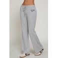 thumbnail image 3 of Women's New York Logo French Terry Long Flare Sweatpants with Drawstring Waistband, 3 of 6
