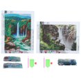 thumbnail image 2 of Embroidery Craft, Present Arts Craft Stitch Picture, 2 Set for Gifts Living Room Family Parents, 2 of 5