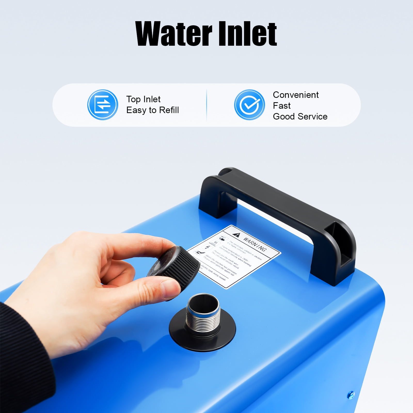 75L H160 Oxygen Hydrogen HHO Gas Flame Generator Acrylic Polishing Machine 110V for Home and Business