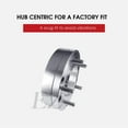 thumbnail image 4 of EZAccessory 2 Wheel Adapters 6x5.5 to 5x4.75 (5x120.7) Thickness 2 Inch with 70.3mm Hub Centric Lip, 4 of 6