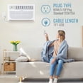 thumbnail image 4 of Keystone 10,000 BTU 115V Through-the-Wall Air Conditioner with Follow Me LCD Remote Control, KSTAT10-1E, 4 of 21