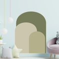 thumbnail image 1 of Calcomanía de pared con arco, decoración artística para dormitorio, fondo, guardería, fiesta, hogar, puerta interior, papel tapiz con arco, pegatina Verde, 1 of 8