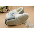 thumbnail image 4 of Christmas Snowflake Pattern Winter Ladies Home Cotton Slippers, 4 of 9