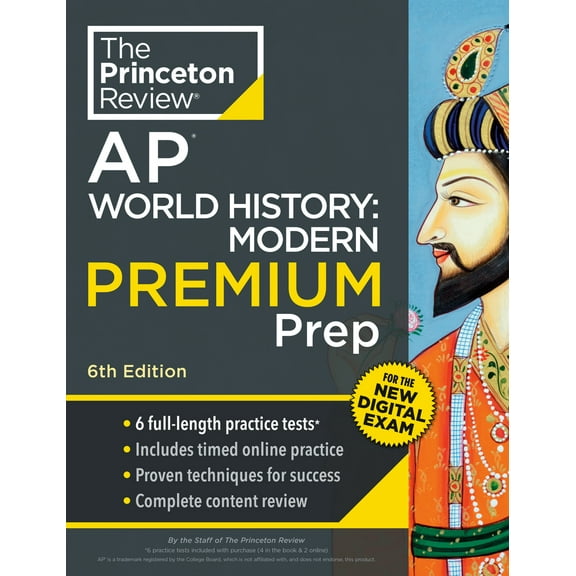 Pre-Owned Princeton Review AP World History: Modern Premium Prep, 6th Edition: 6 Practice Tests Digital Practice Online Content Review (Paperback) 0593517784 9780593517789