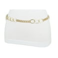thumbnail image 2 of New Women Gold Metal Chain Links Narrow Waistband Hip High Waist Fashion Belt Plus XL XXL, 2 of 10