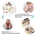 thumbnail image 4 of Shivering Travel Portable Square Necklace Holder with Ring, Earring, and Bracelet Organizer - Suitable for Girls and Women, 4 of 6