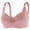 Watermelon Red, variant on Wireless Lace Bra for Women Plus Size Full Coverage Non Underwire Comfort Everyday Bras Pink,Size 2XL