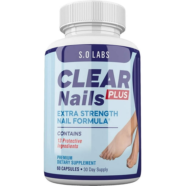 1 Pack Clear Nails Plus Antifungal Nails Remedies 60 Capsules