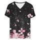 thumbnail image 5 of Camisetas Casuales de Mujer Estampadas de Manga Corta con Cuello en V para el Uso Casual, Verano Y Primavera, 5 of 5