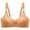 Khaki, variant on Hfnxid Women Bras Under $ 5.00,Woman's Fashion Bowknot Solid Color Comfortable Hollow Out Bra Underwear No Rims