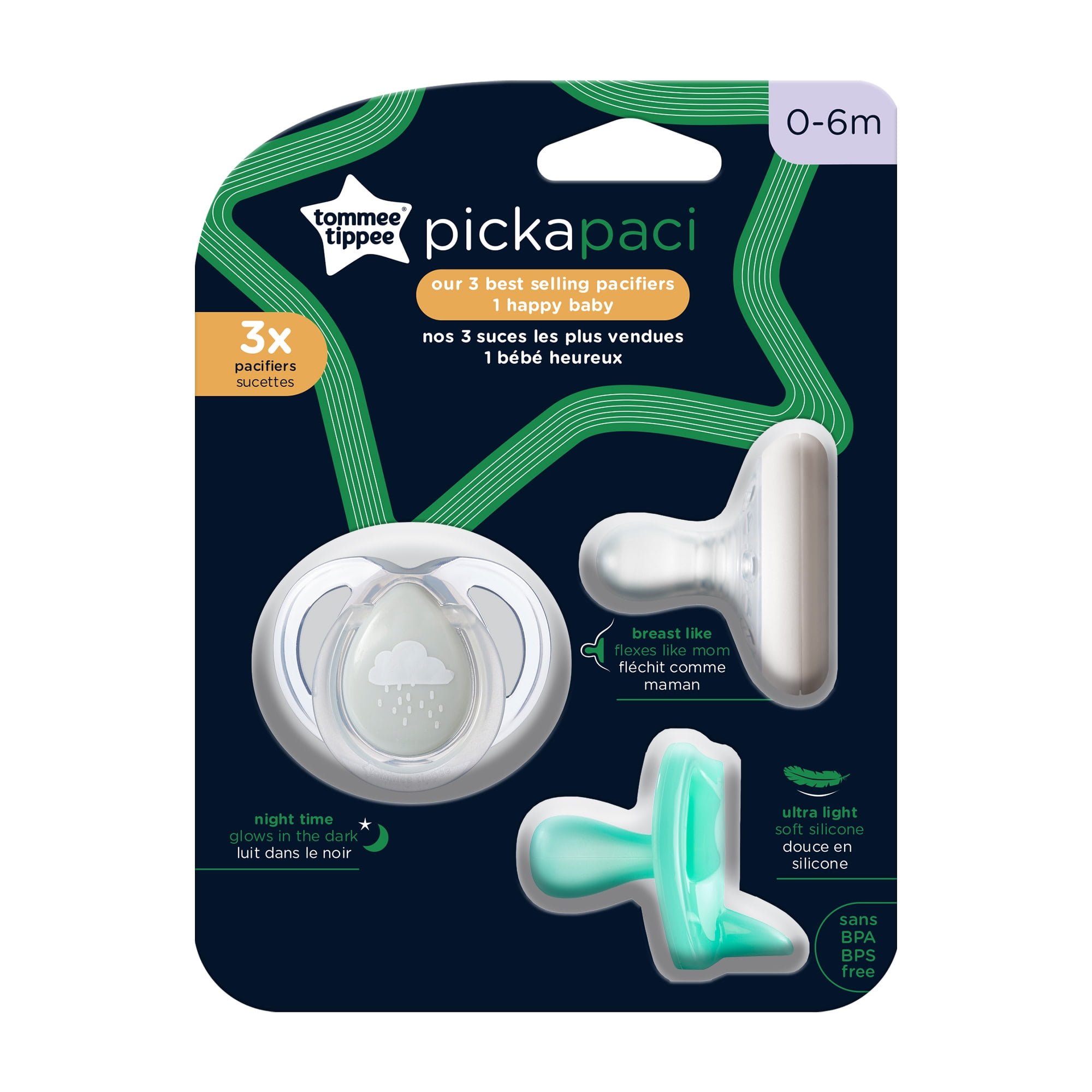 Tippee Breast Like Tommee Tippee Closer To Nature Night Pacifier