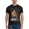 thumbnail image 3 of Rocky Balboa Sylvester Stallone Box Movie T Shirt Men's Summer Short Sleeve T-Shirt Crewneck Casual Tee, 3 of 8