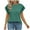 Green, variant on Scyoekwg Women Basic Tops Going Out Tops Trendy Loose Womens Summer Fashion Short Sleeve Cute T Shirts Ladies Blouses Dressy Casual