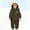 Army Green, variant on lnmuld Kids One-piece Solid Color Boys Winter Thermal Romper Jumpsuit Insulated Baby Snowsuit Warm Padded Coverall for Toddler Kids Outdoor Play Size:3-4 Years