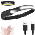 thumbnail image 3 of Linterna frontal recargable por USB, ligera, superbrillante, LED para correr, para Runner Abanopi Lámpara de cabeza, 3 of 7