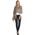 thumbnail image 5 of Sakkas Kalin Long Wide Woven Patterned Fringe Tassel Pashmina Shawl / Scarf - Black - One Size Regular, 5 of 5
