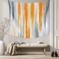 thumbnail image 5 of Orange Gray Tapestry for Bedroom Wall Hanging Tapestry, Retro Country Abstract Ombre Aesthetic Ceiling Backdrop Tapestries Poster Blanket Wall Decor for Teens Room Living Room Dorm 39" x 59", 5 of 8