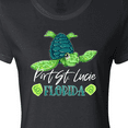 thumbnail image 4 of Inktastic Port St. Lucie, Florida Happy Sea Turtle Women's T-Shirt, 4 of 5