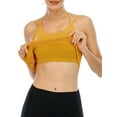 thumbnail image 5 of LELINTA Women Crop Tops Sports Bras Mesh Longline Fitness Camisole Yoga Workout Running Gym Pad Shirt with Removable Cups, 5 of 7