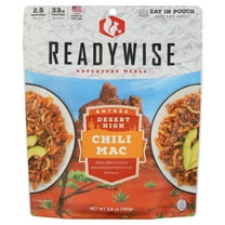 ReadyWise Outdoor Chili Mac with Beef, Freeze-Dried Backpacking and Camping Meals, Tasty Meals and Snacks for Hiking, Backpacking, or Emergency Preparedness, Pack of 1