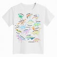 thumbnail image 4 of TOWED22 Boys Short Sleeve Shirts Crew Neck T-Shirts Mix of Graphic and Plain Tees Casual Tops(White,11-12 Y), 4 of 4