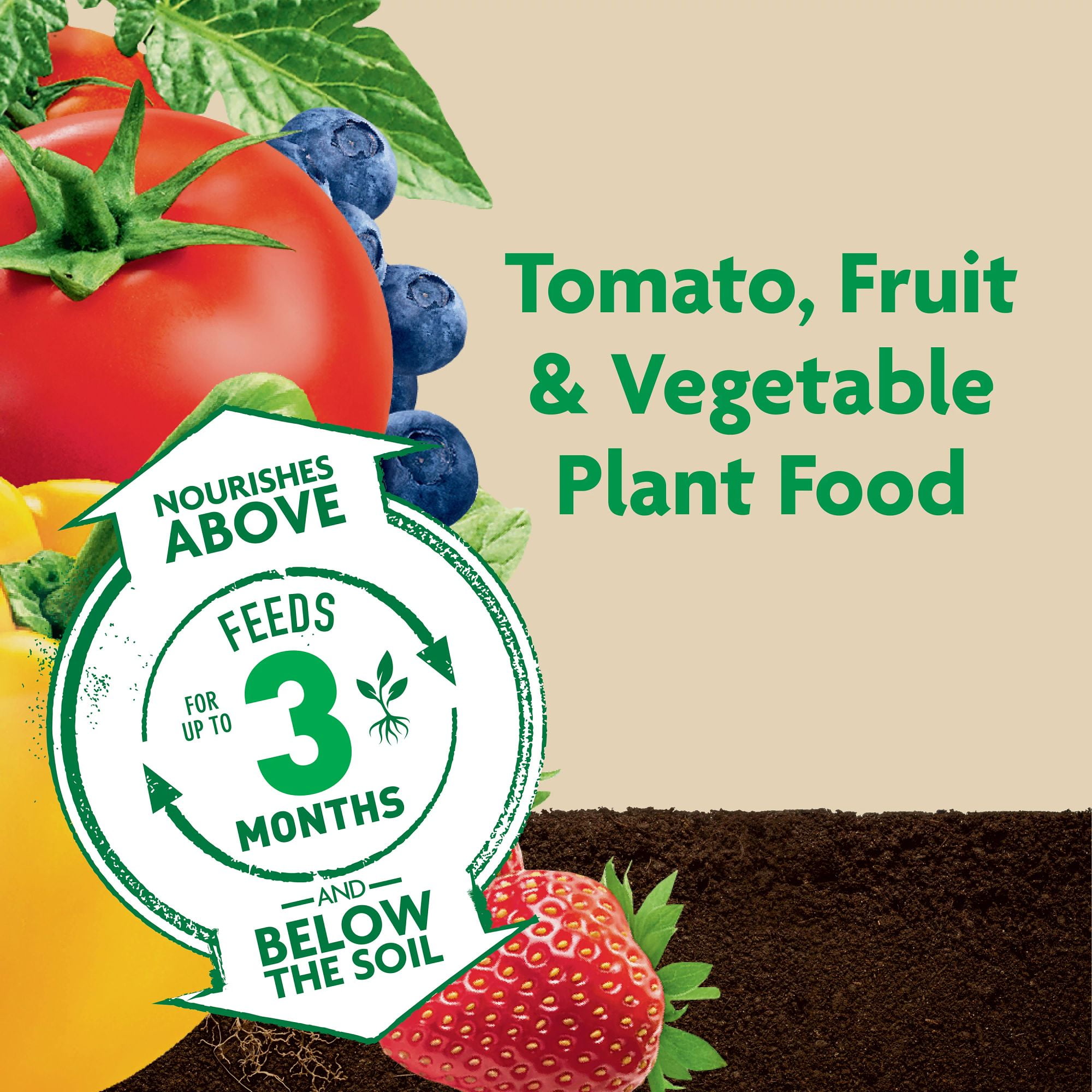 Miracle-Gro Shake 'n Feed Tomato, Fruit and Vegetable Plant Food, 4.5 lbs.
