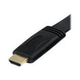 thumbnail image 2 of StarTech.com HDMIMM25FL 25 ft. Black Flat High Speed HDMI Cable with Ethernet Male to Male, 2 of 2
