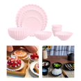 thumbnail image 1 of Accesorios de cocina en miniatura 1:6 Juego de tazas y Vajilla para decoración de juegos de simulación Comedor Rosado Yotijar plato de cocina de casa de muñecas, 1 of 8
