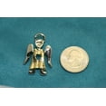 thumbnail image 3 of Two Tone Angel Brooch In Vintage Designer, Religious Pin, Choir Angel, Christmas Angel Costume Jewelry, 3 of 7