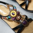 thumbnail image 3 of Sandalias Suela Gruesa Playa Bohemias Cuña para Mujer Fiesta, 3 of 9