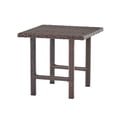 thumbnail image 3 of Benjara Limo Outdoor 3 Piece Set with Round, Square, and Ottoman Tables, Brown, 3 of 5