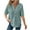 Fall Clothes Mint Green, variant on Womens Summer Tops Waffle Knit Short Sleeve Lightweight Drawstring Hoodies Button V Neck Casual Blouses Shirts Plus Size
