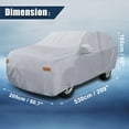 thumbnail image 3 of Unique Bargains Waterproof Gray SUV Car Cover for Chevrolet Tahoe 4 Door 2007-2020 Outdoor, 3 of 3