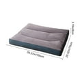 thumbnail image 3 of Dog Bed Washable Dog Bed Mat Reversible Dog Crate Pad Soft Fluffy Pet Kennel Beds Dog Sleeping Mattress for Large Dogs (L), 3 of 6