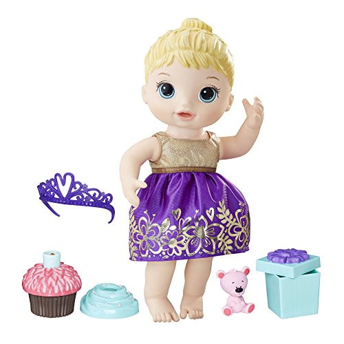 Baby Alive Anniversaire Cupcake Blonde Bébé Fille Poupée