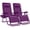 Amethyst, variant on Set of 2 Mesh Textured Zero Gravity Lounge Chair, Foldable Patio Reclining Chairs with Pillow and Cup Holder Tray, Heavy Duty Folding Lawn Chairs for Yard Camping Outdoor, Adult Furniture