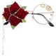 thumbnail image 1 of Lolita Party Glasses Round Handmade Glasses for Women Costume Supplies Tr and Metal Material Photo Props 1Pcs, 1 of 5