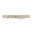 thumbnail image 5 of 14k 1 carat Lab Grown Diamond VS/SI+ G+ Size 7 Shared Prong Eternity Band, 5 of 6