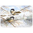 thumbnail image 1 of Carolines Treasures  Coal Tits Glass Large Cutting Board, 1 of 1