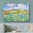 thumbnail image 2 of wall26 Canvas Print Wall Art Plain Near Auvers by Master Artist Vincent Van Gogh Nature Wilderness Illustrations Fine Art Relax/Calm Multicolor for Living Room, Bedroom, Office - 12"x18", 2 of 5