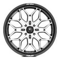 thumbnail image 3 of MSA Offroad Wheels Cast Aluminum Rim MA47 22X7 4X156 G-BLK-MACH 10MM, MA047BD22704410, 3 of 3