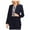 Blue - darkblue, variant on Vince Camuto Womens Parisian Crepe Blazer Jacket, Blue, 0